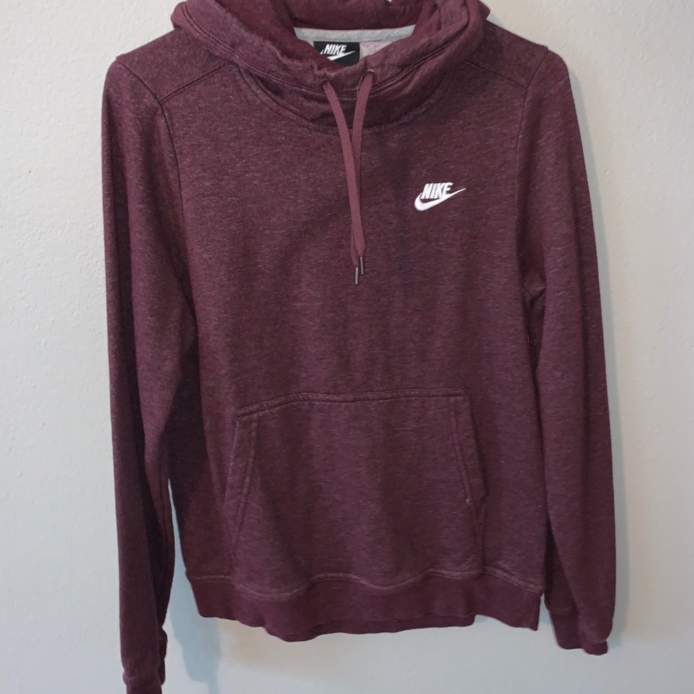 nike high neck hoodie